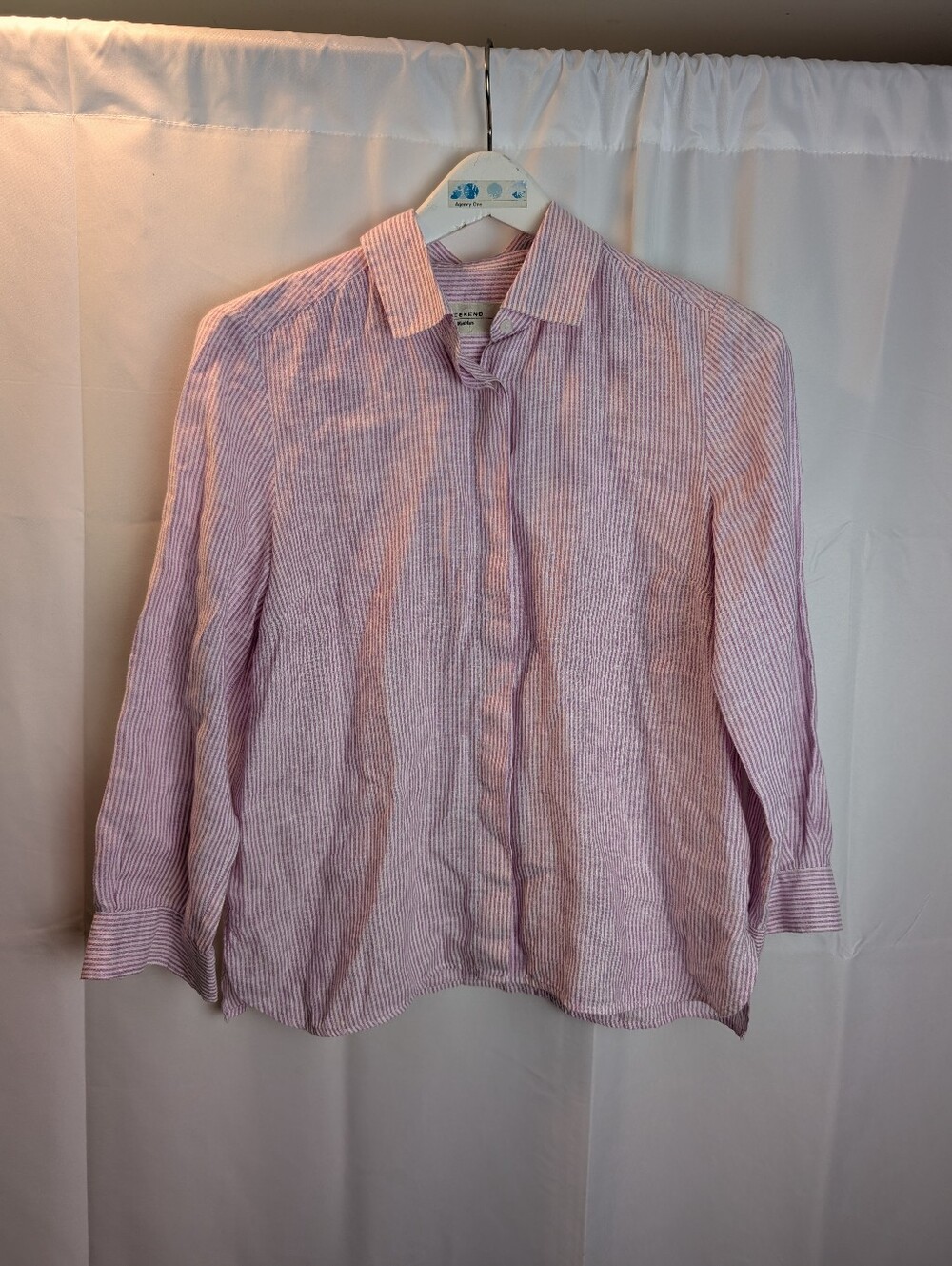 MaxMara Weekend Striped Button-Down Shirt Size S (By Measurements) In EUC